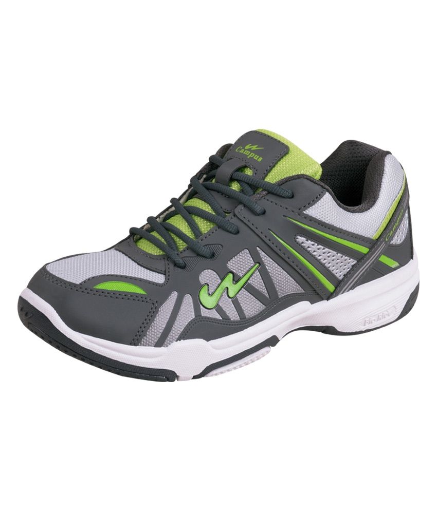 campus alexa lace up sports shoes black