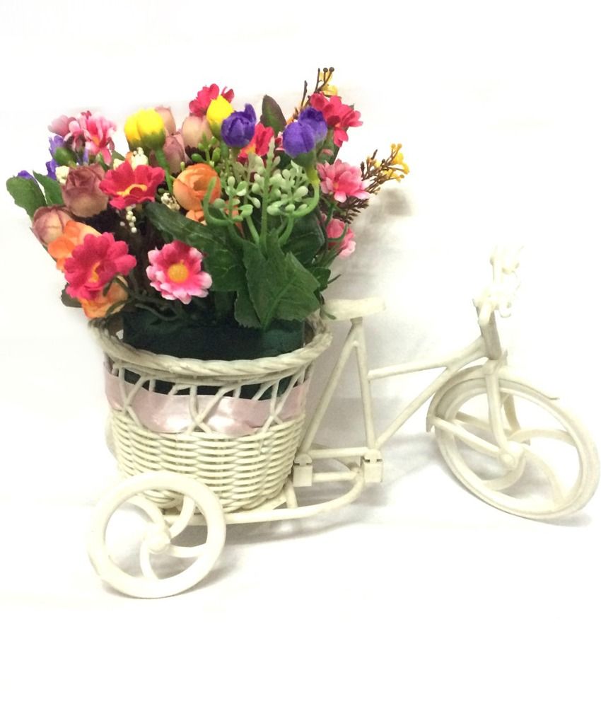 cycle flower basket