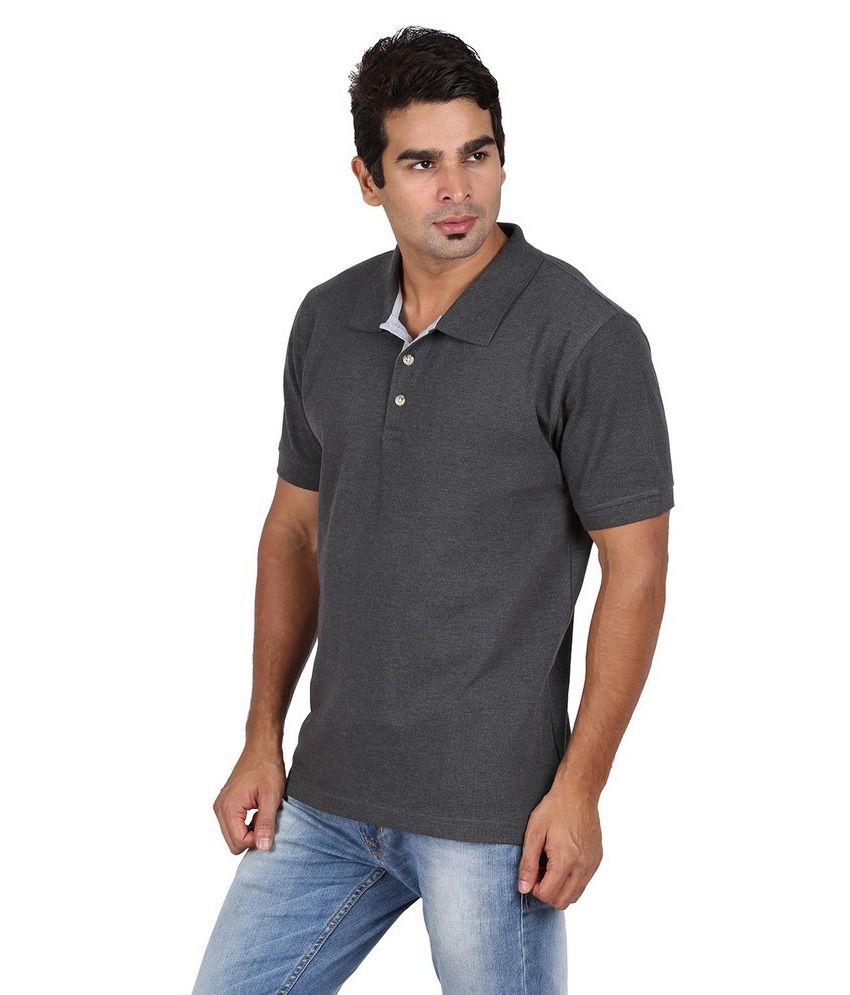 charcoal polo t shirt