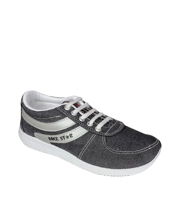 Venus Black Denim Sports Shoes Buy Venus Black Denim Sports Shoes