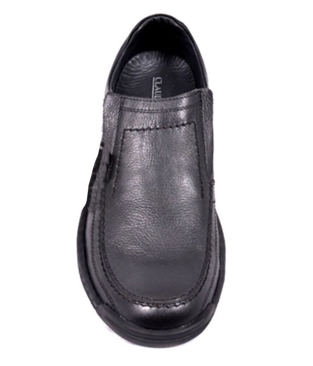Claudio Conti Slip-on Formal Shoes- Black Price in India- Buy Claudio ...