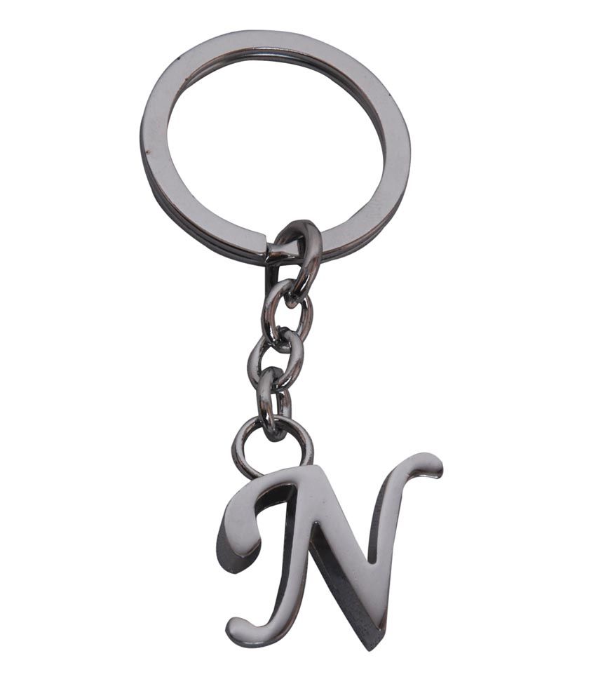 Oyedeal Letter N Key Chain (silver): Buy Online at Low Price in India ...