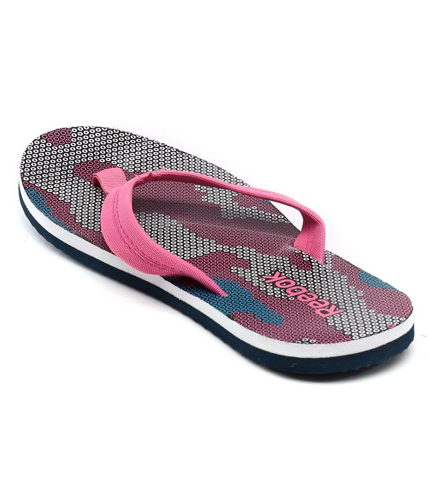 Reebok Pink Slippers Price in India- Buy Reebok Pink Slippers Online at Snapdeal