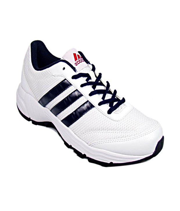 adidas white sports shoes for men