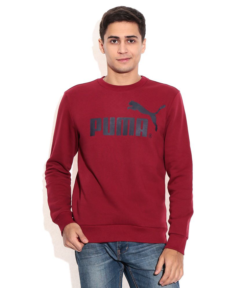 Puma Red Sweatshirt - Buy Puma Red 