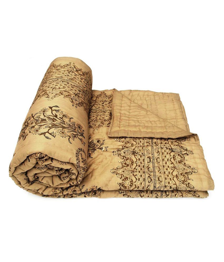 Shopping Rajasthan Double Cotton Printed Blanket Buy Shopping