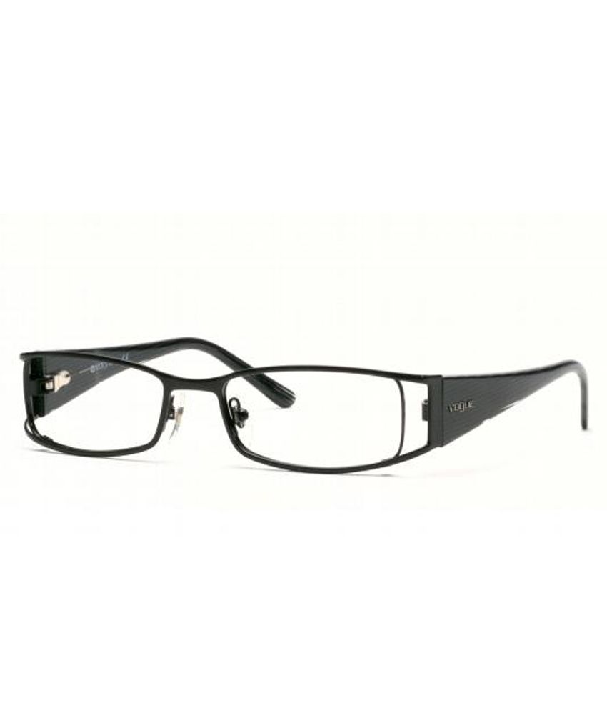 Vogue Black Full Rim Rectangle Eyeglasses - Buy Vogue Black Full Rim ...