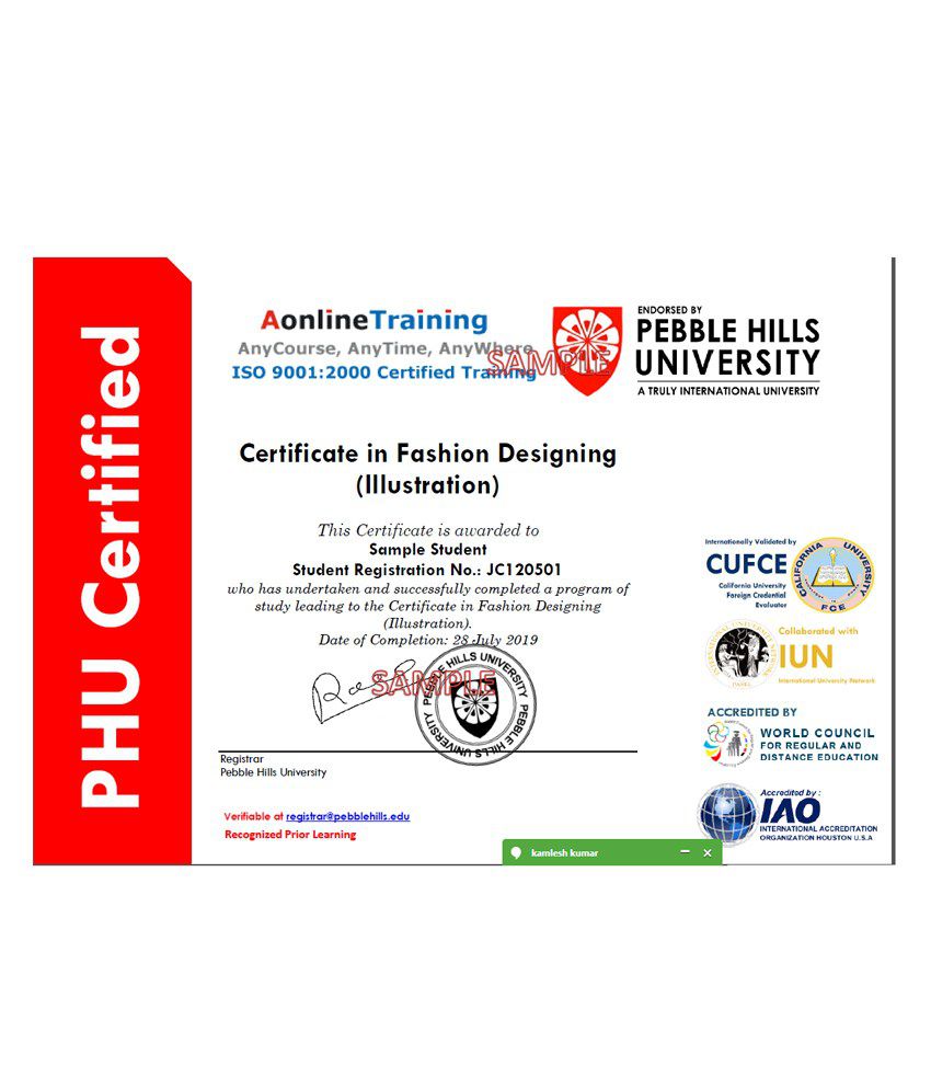 Featured image of post Online Fashion Courses With Certificate In India : These certifications don&#039;t have the value.
