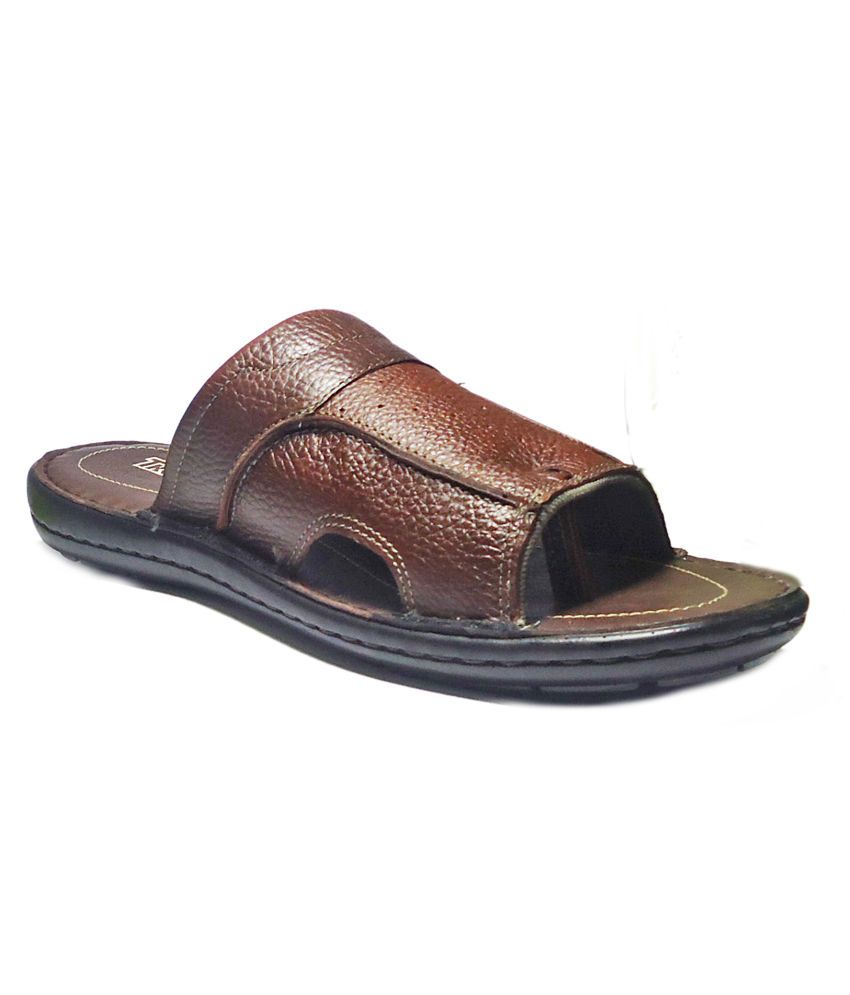 Truffy Brown Casual Slippers For Men Price in India- Buy Truffy Brown ...