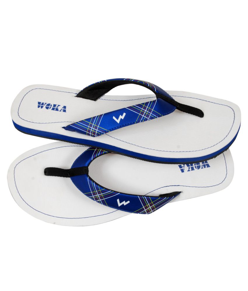 cobalt flip flops