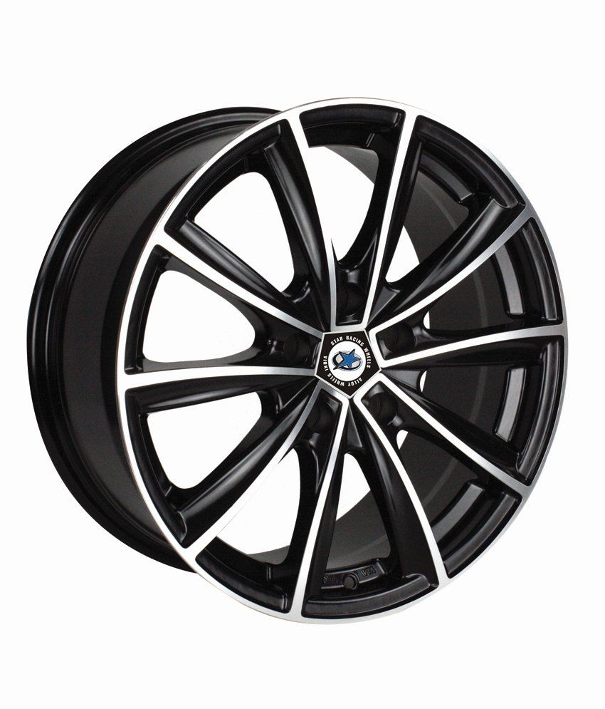 Star Racing Wheels S 226 Full Machined Black 13 Inch