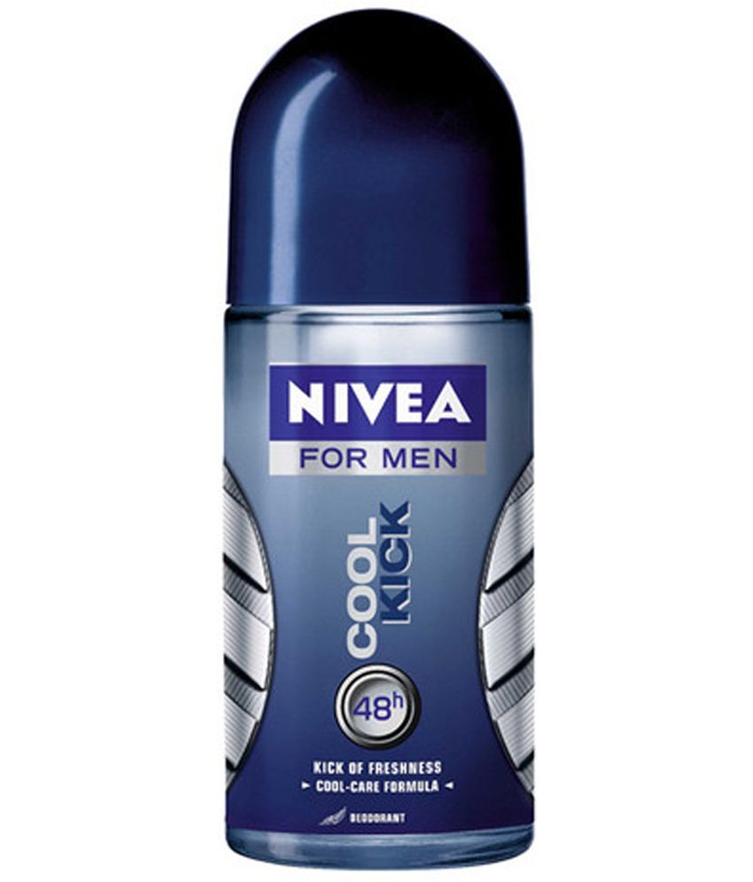 Nivea Men Cool Kick Roll On 50ml,Nivea Whitening Smooth Deodorant (For ...