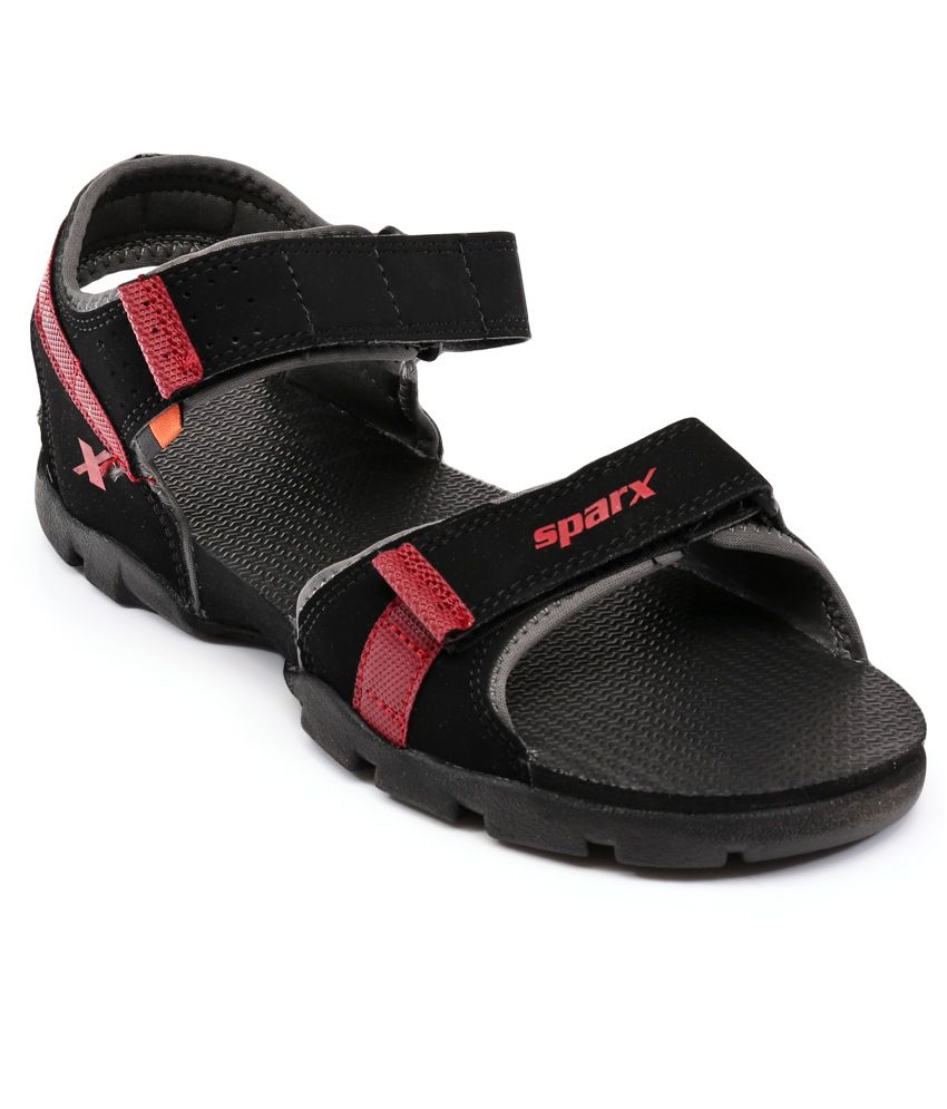 Sparx Black Floater Sandals Price in India- Buy Sparx Black Floater ...