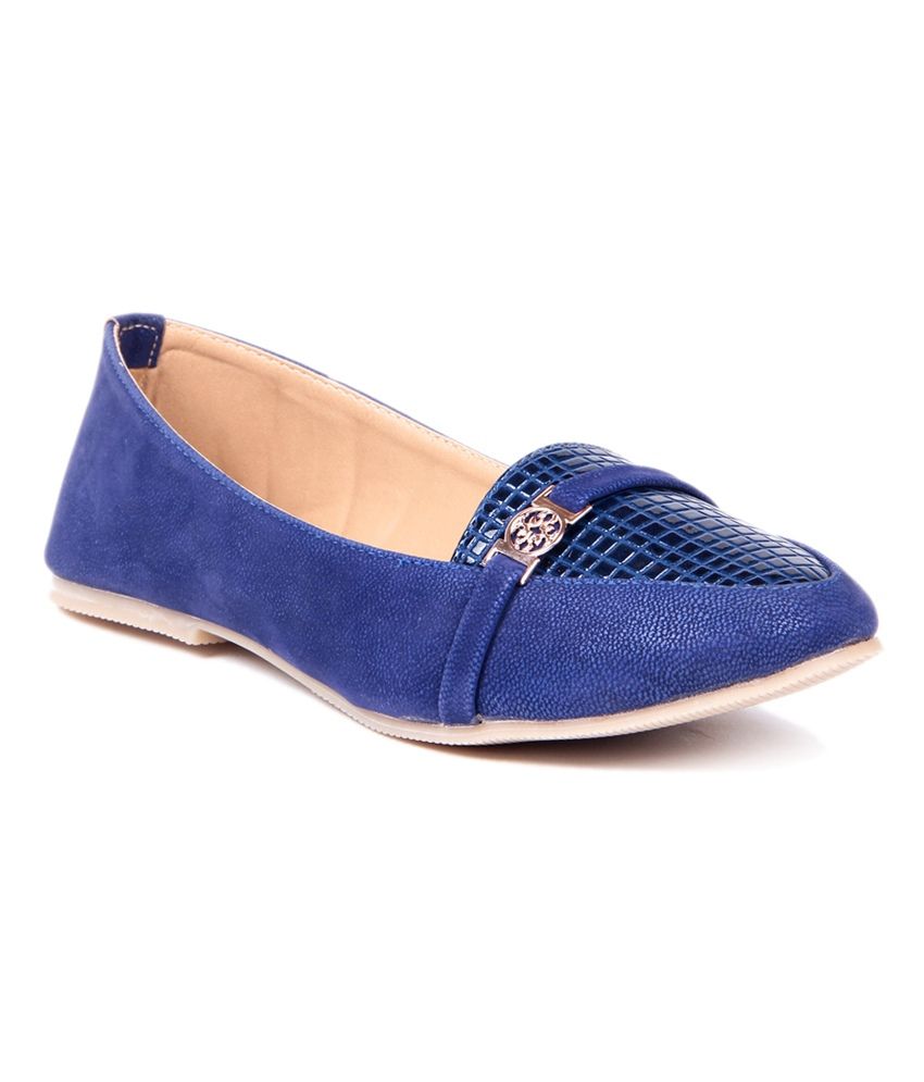 blue flat shoes uk