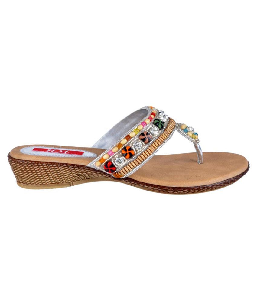 Hm Silver Medium Heel Sandals Price in India- Buy Hm Silver Medium Heel Sandals Online at Snapdeal