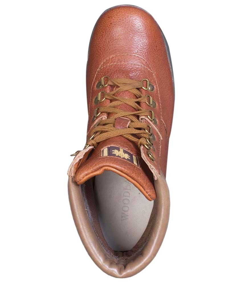woodland tan boots
