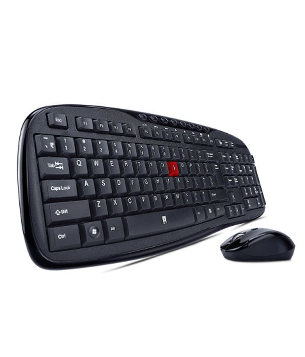     			Iball Achiever (DUOX9) Wireless Keyboard & Mouse Combo