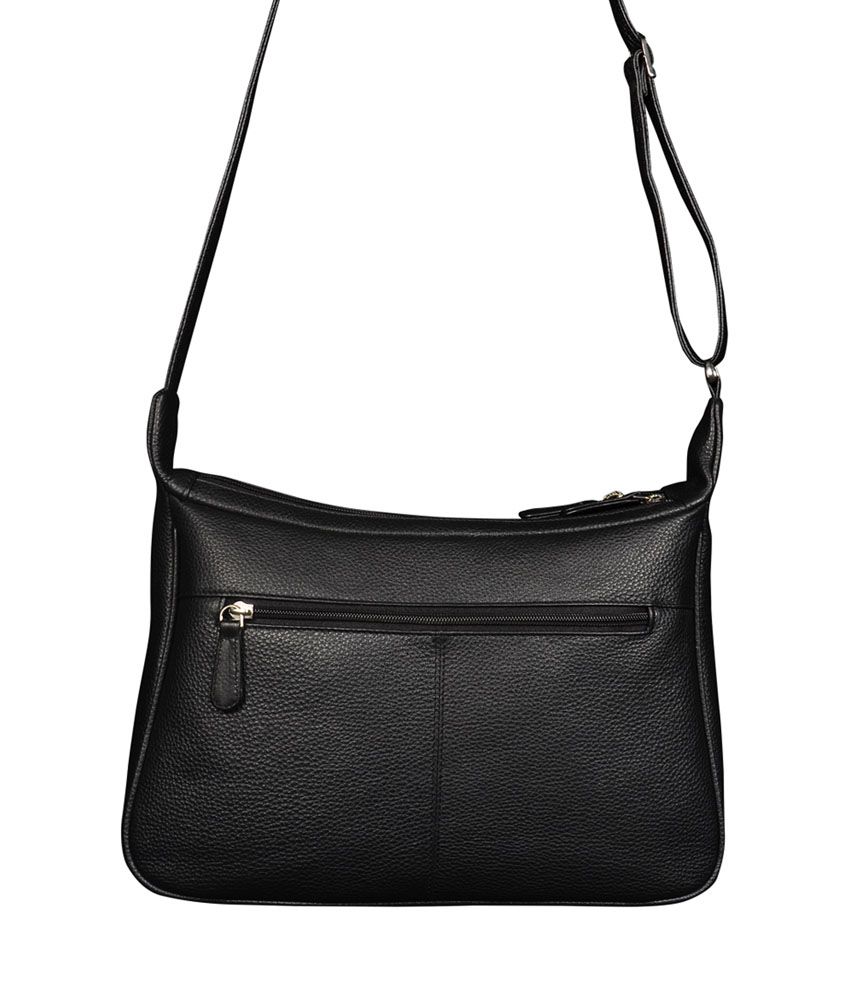 Pavini Black Leather Women's Handbag - Buy Pavini Black Leather Women's ...
