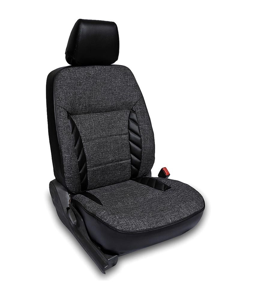 Gaadikart Honda Brio Car Seat Covers In Jute (orrablack) Buy