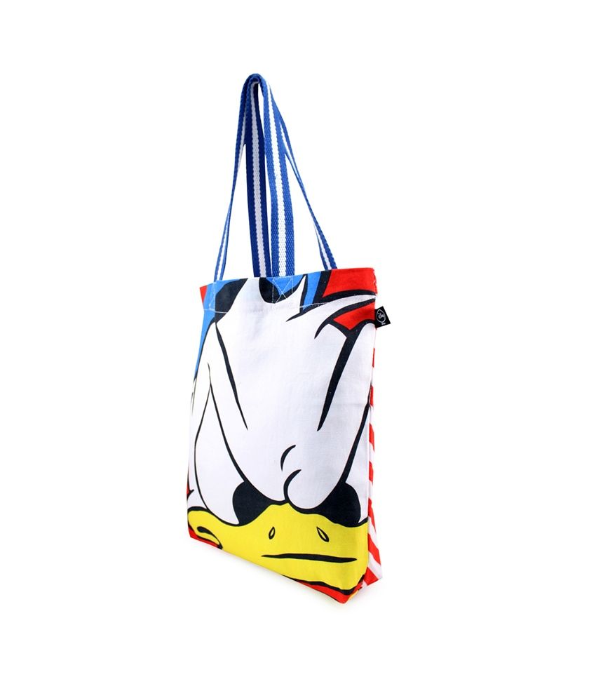 Be For Bag Multicolor Canvas Cloth Disney Freddy Classic Tote Bag Buy Be For Bag Multicolor