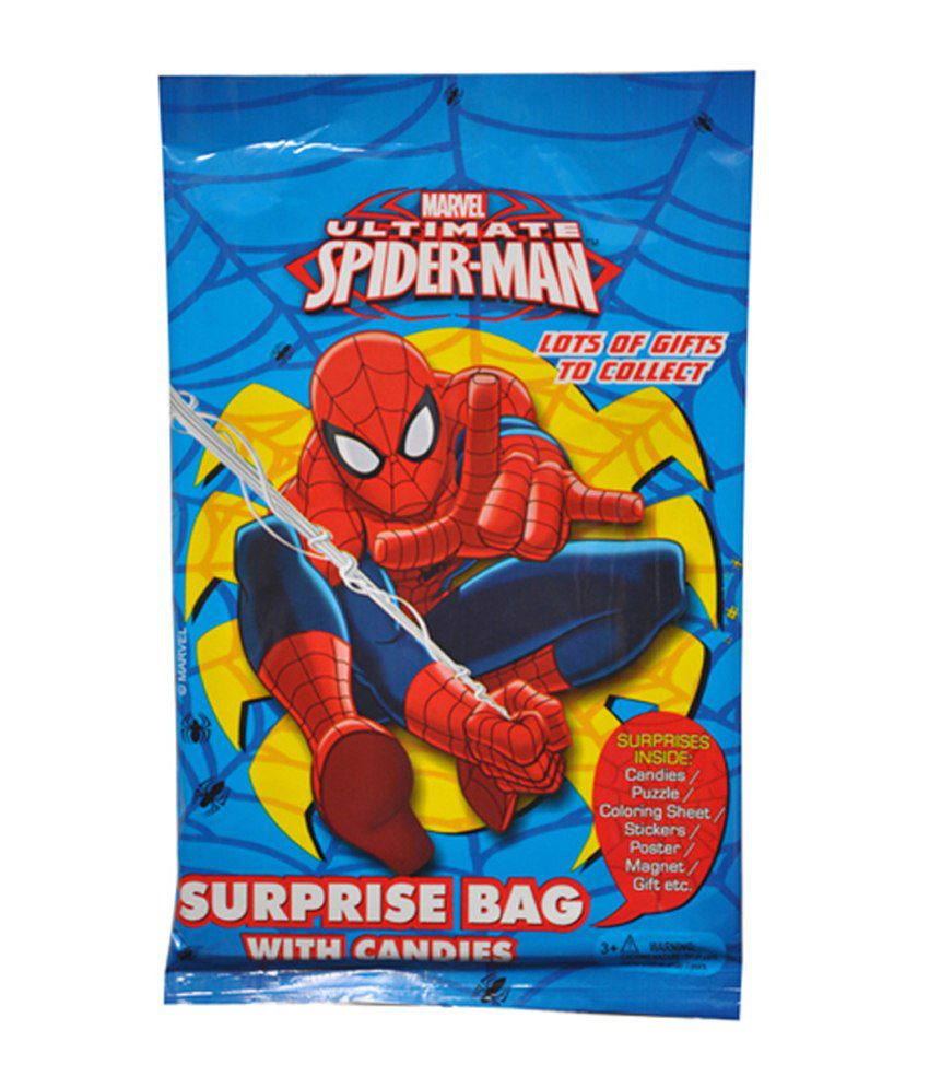 Grv Kreations Spiderman Surprise Bag - Buy Grv Kreations Spiderman Surprise  Bag Online at Low Price - Snapdeal