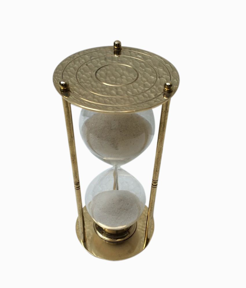 Productsunusual Decorative Brass Golden Antique Sand Timer: Buy ...