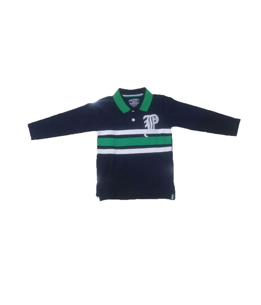 Rainbow Multi Color Cotton Polo Neck T Shirt - Buy Rainbow Multi Color ...