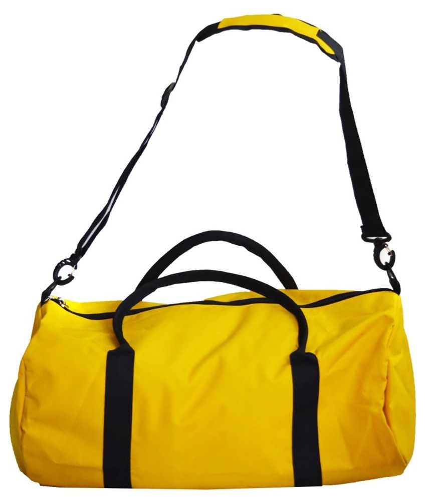 yellow gym bag