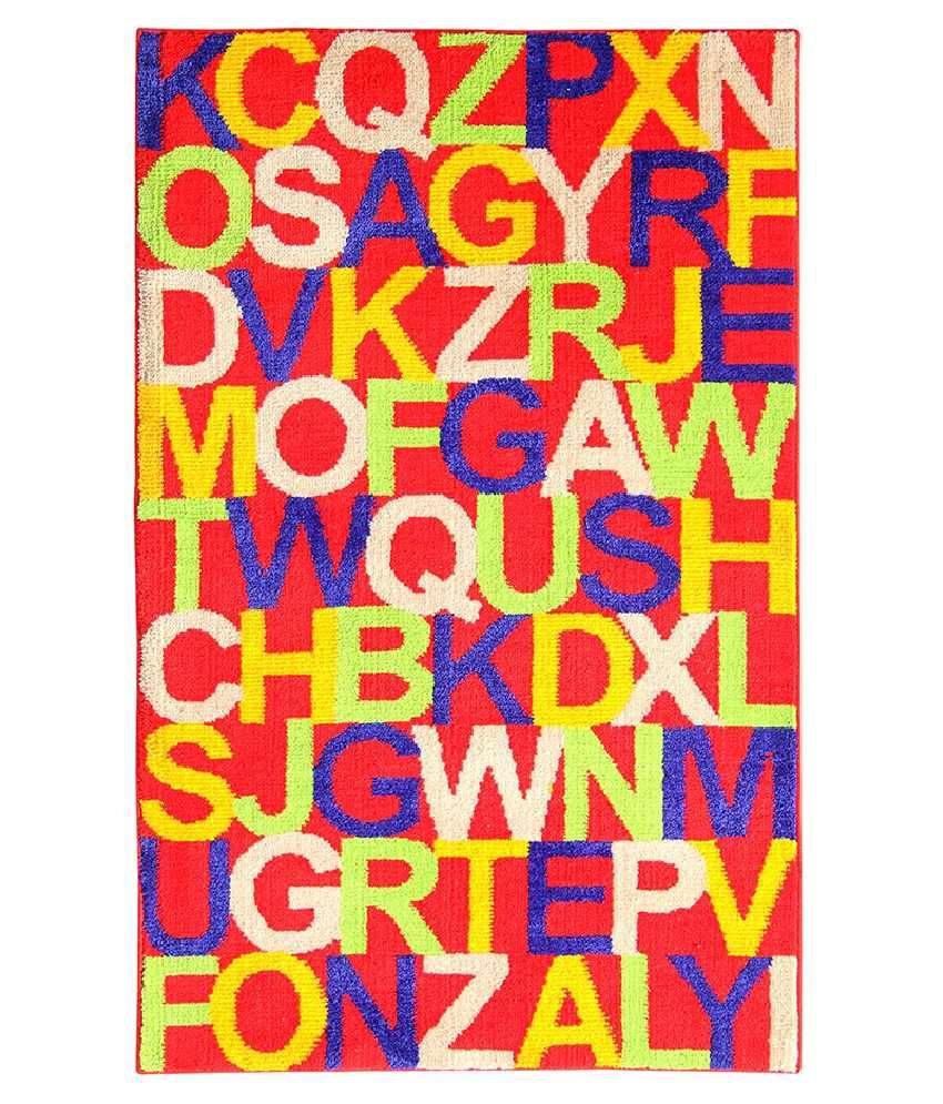 Riva Carpets Blue and Red Contemporary Rug Buy Riva Carpets Blue and