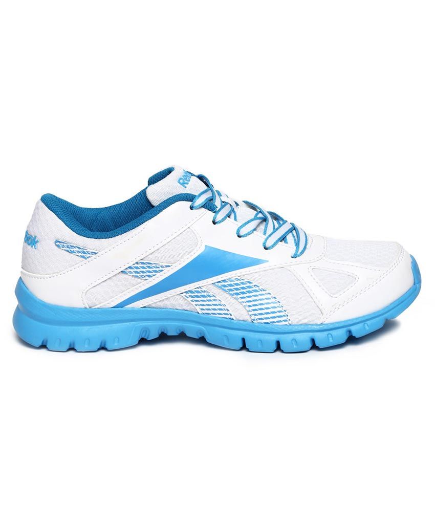 reebok acciomax lp white running shoes