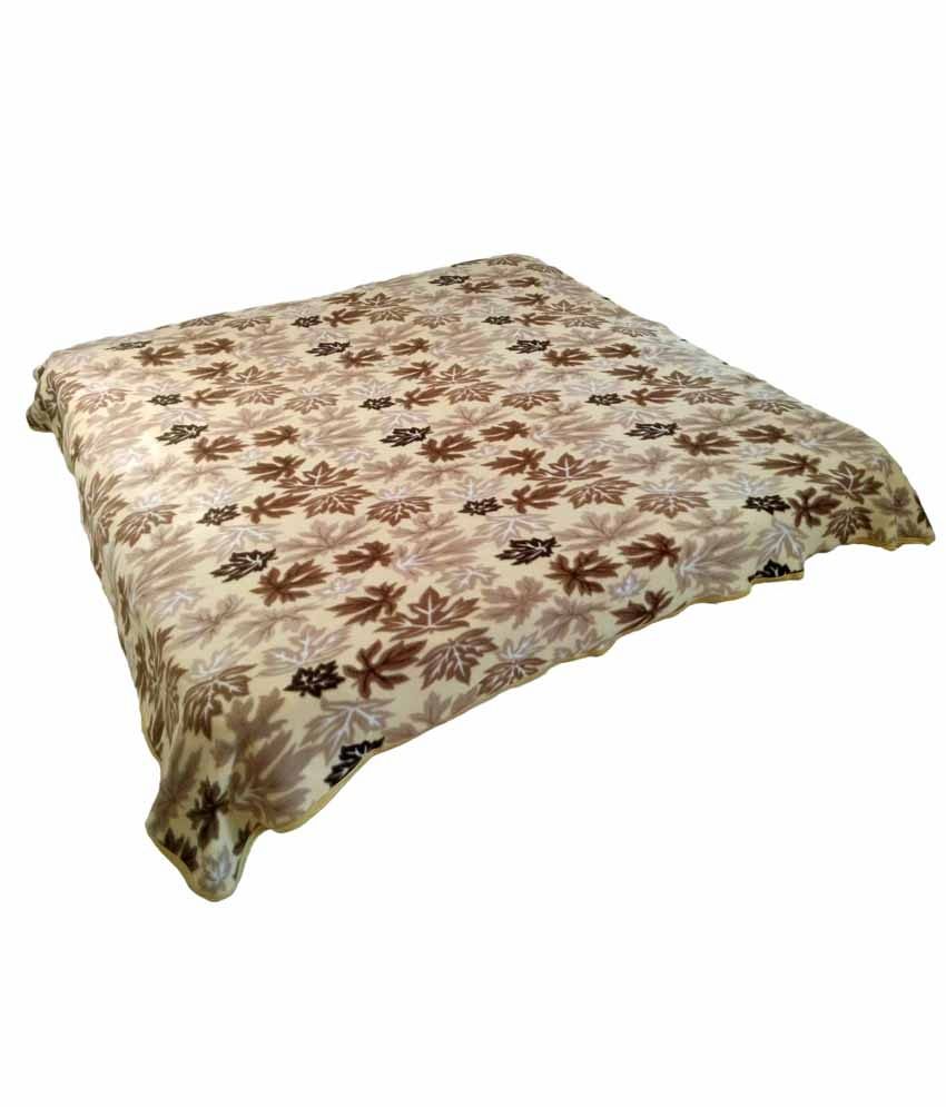 JK Handloom Double Ply Fleece Double Bed Woolen Blanket Quilt Dohar