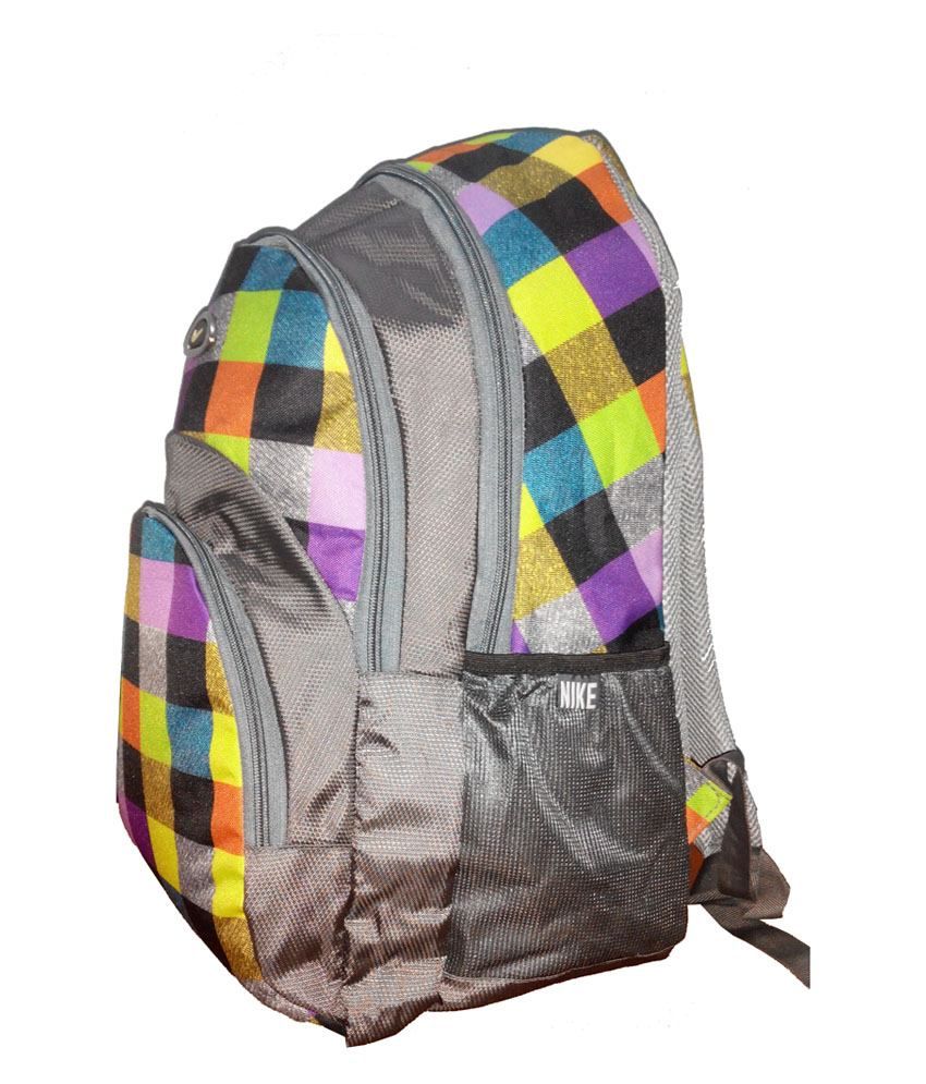 nike multicolor polyester college bag