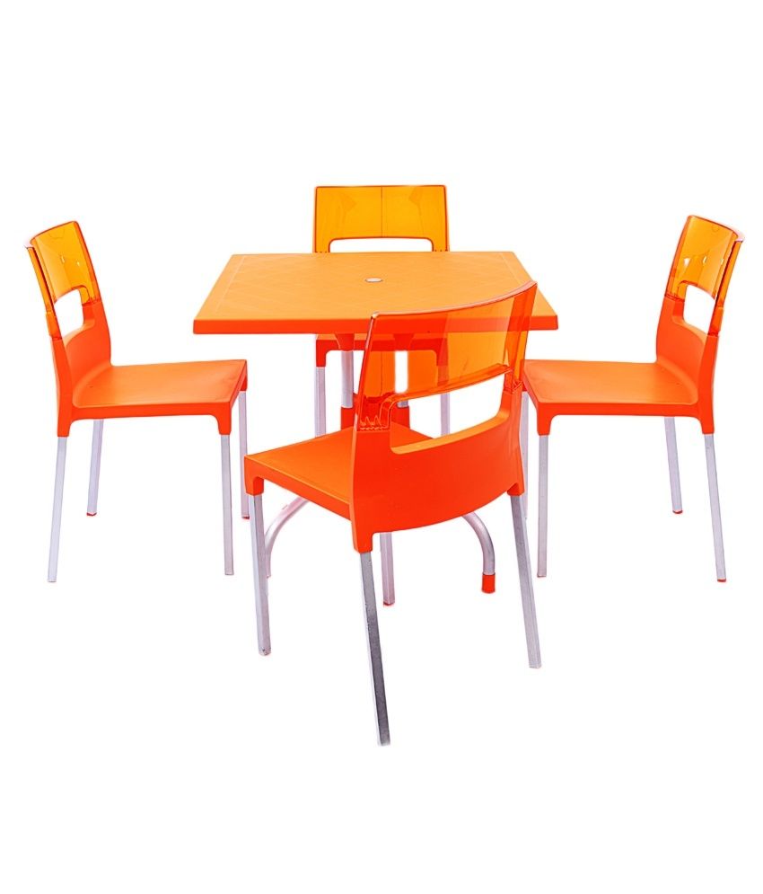 supreme plastic chair table set