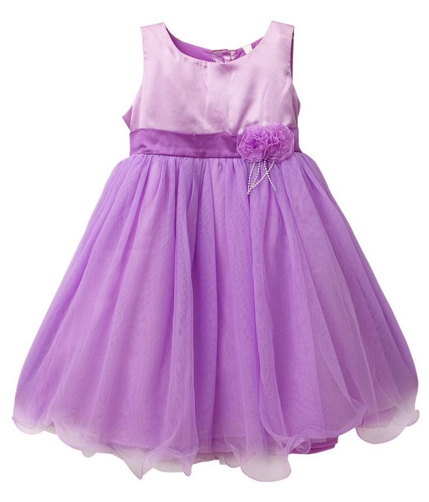 satin party frock