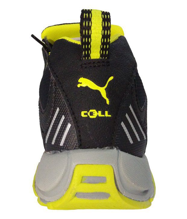 Puma Black And Yellow Lace Sport Shoe - Buy Puma Black And Yellow Lace Sport Shoe Online at Best 