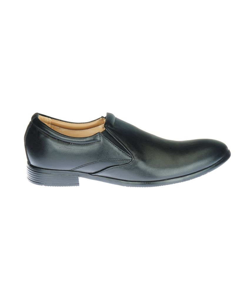 khadims formal black shoes