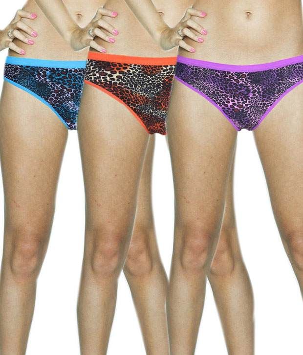 Buy Lure Wear Multi Color Cotton Panties Pack Of 3 Online At Best Prices In India Snapdeal 3023