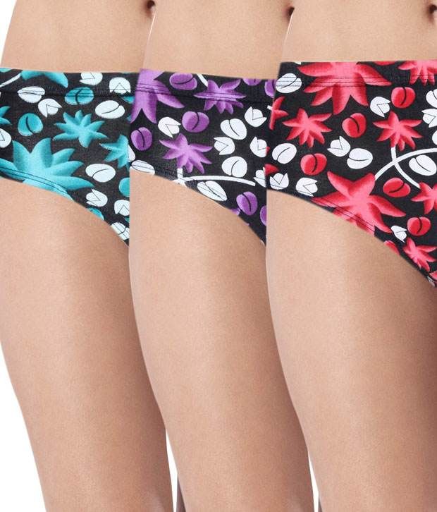 Buy Lure Wear Multi Color Cotton Panties Pack Of 3 Online At Best Prices In India Snapdeal 6812