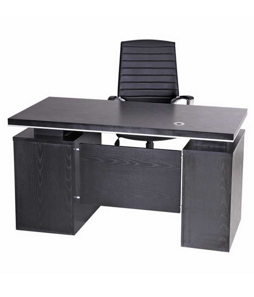 Mavi Black Acacia Office Table - Buy Mavi Black Acacia Office Table ...