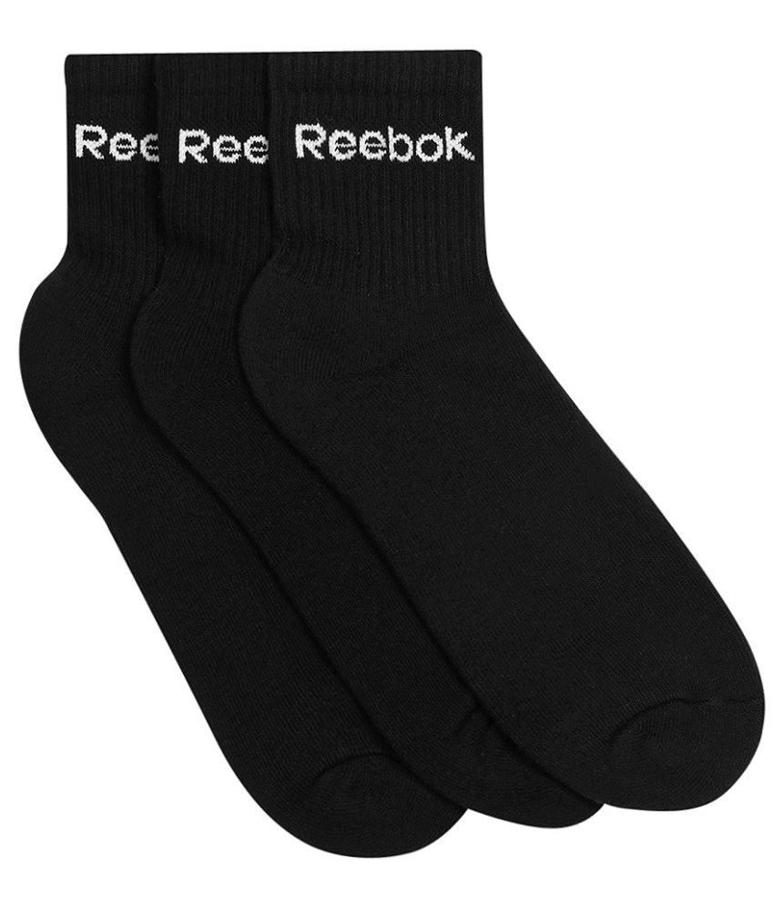 reebok black men's socks