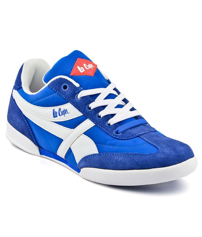 lee cooper blue sneakers