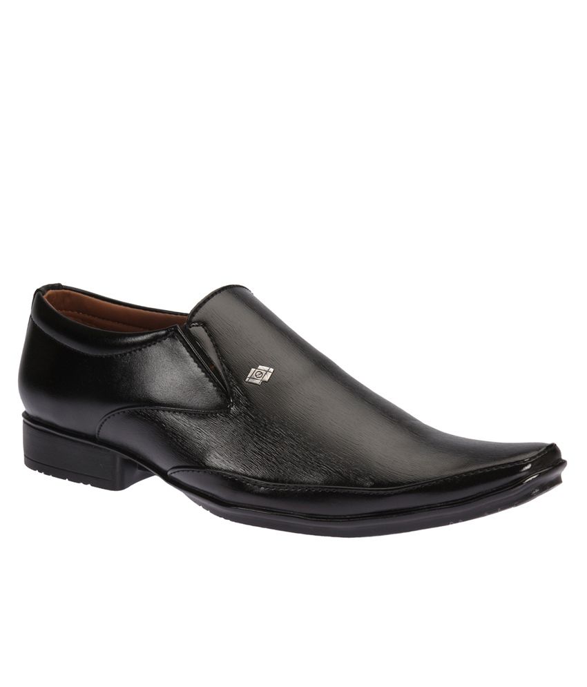 Oman Black Formal Shoes for Men Price in India- Buy Oman Black Formal ...