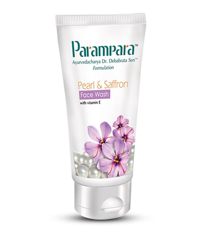 Parampara Pearl & Saffron Face Wash Buy Parampara Pearl & Saffron Face