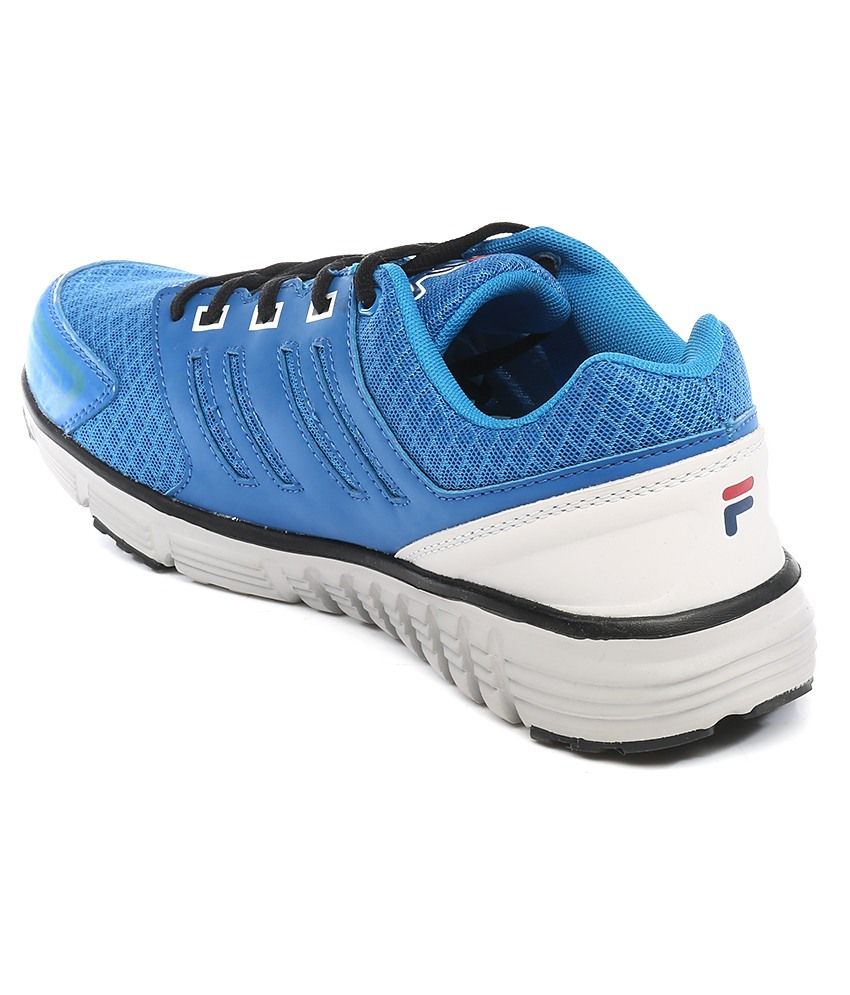 fila blue sports shoes