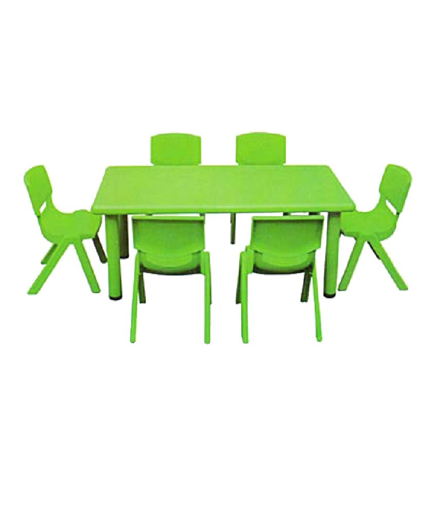 Navshilp Green Rectangle Plastic Table SDL744710811 1 1fb33