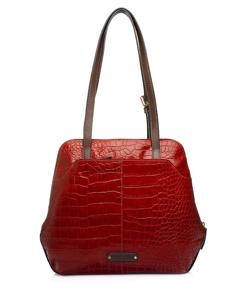 Hidesign SB BIA 01 Red Shoulder Bag - Buy Hidesign SB BIA 01 Red ...