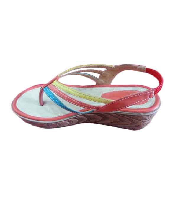 multicolor sandals flat