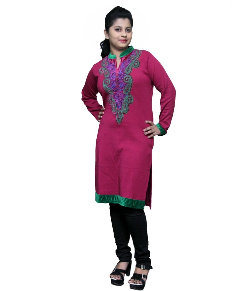 woolen kurti snapdeal