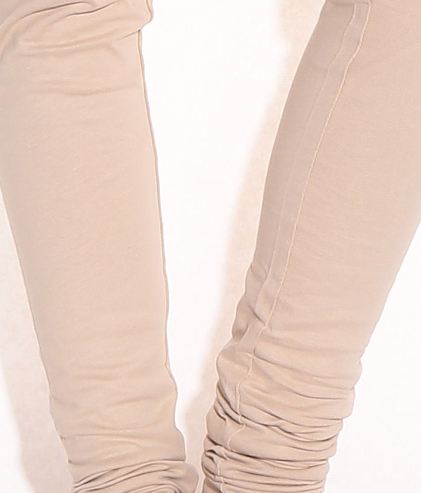 W Beige Color Cotton Leggings Price in India Buy W Beige Color Cotton