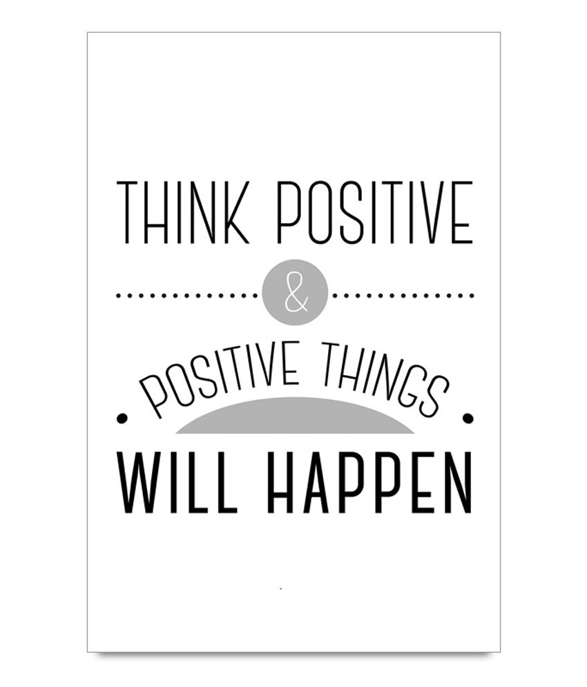 Amy Always Think Positive Quote Poster: Buy Amy Always Think Positive ...